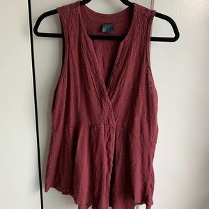 Maroon Formal Tank top